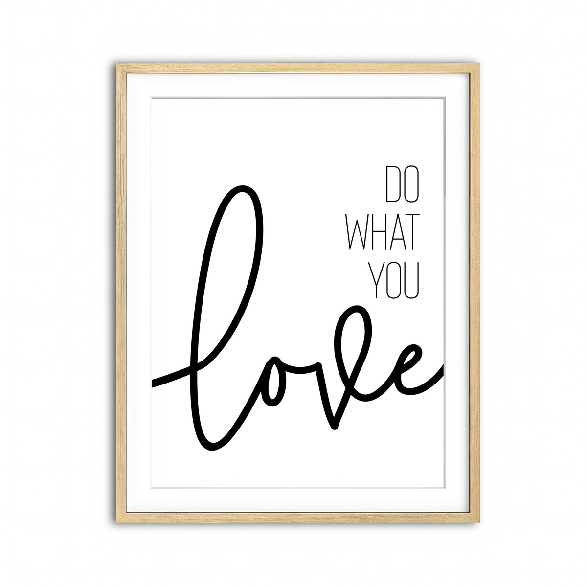 Framed Print 3x4 Natural