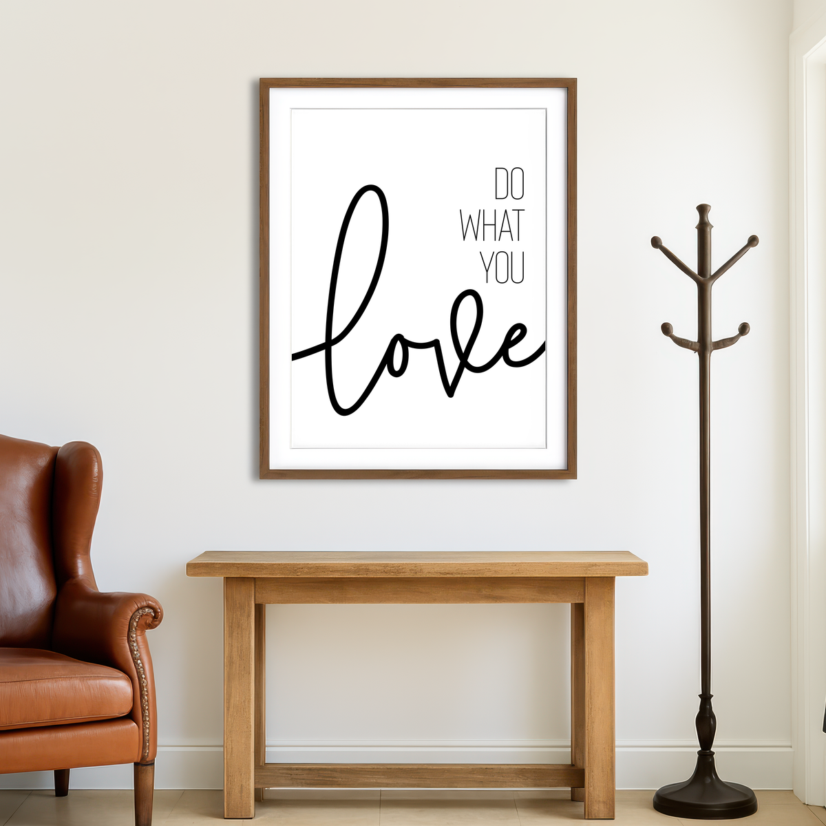 AUTO-MOCKUP ROOM | Do What You Love Wall Art