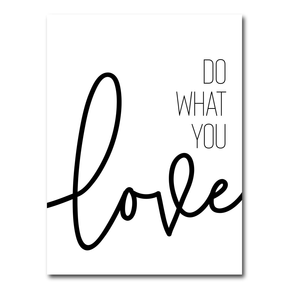 AUTO-MOCKUP WHITE | Do what you love | 1 Piece | Gallery Wrap Canvas | group=3x4