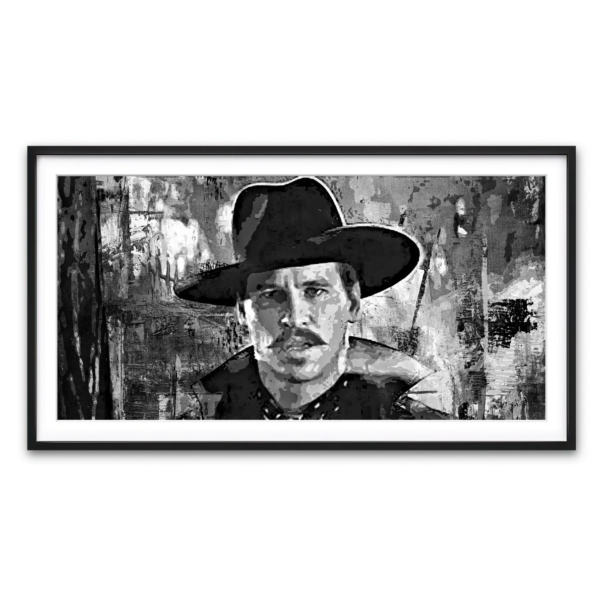 Framed Print 2x1 Black