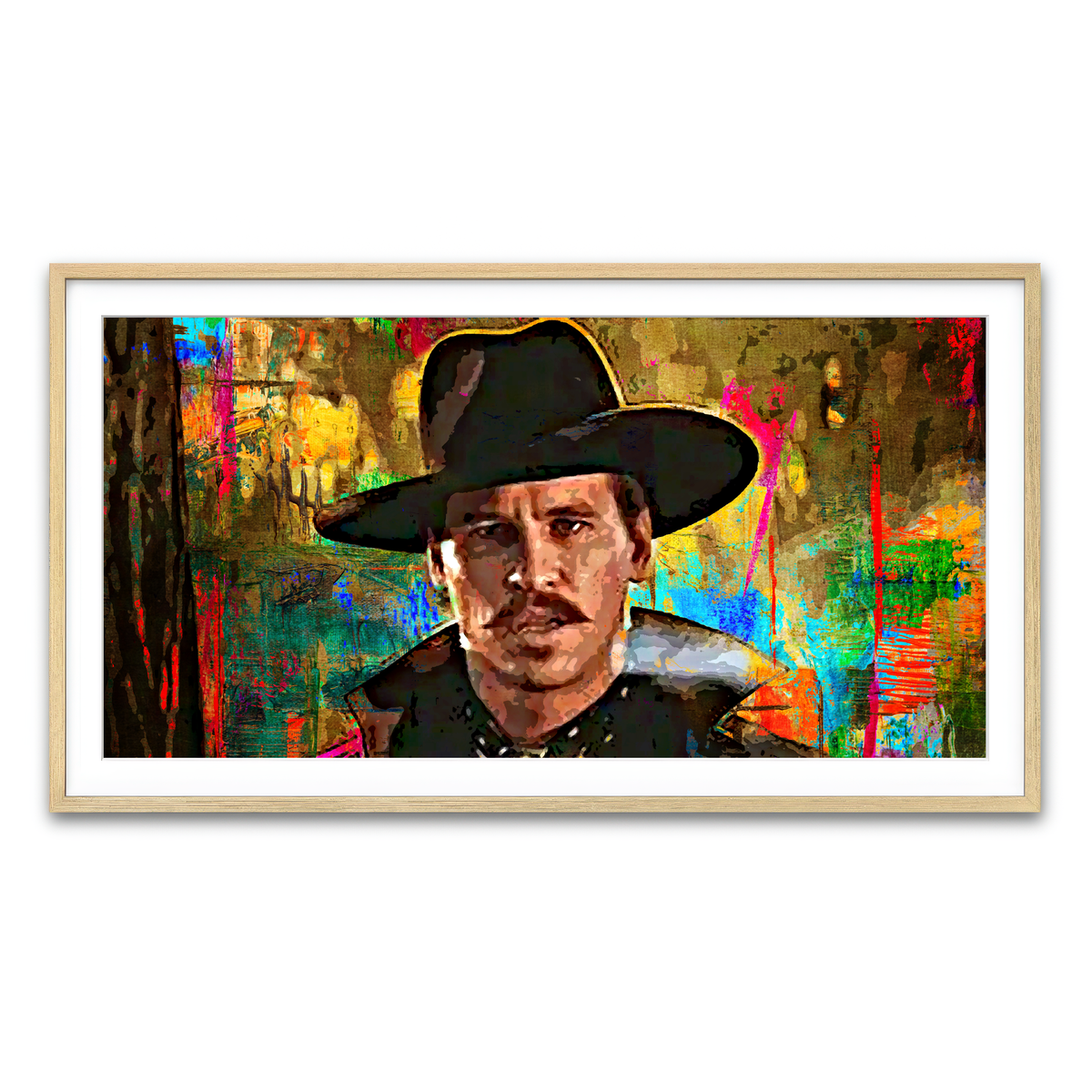 Framed Print 2x1 Natural