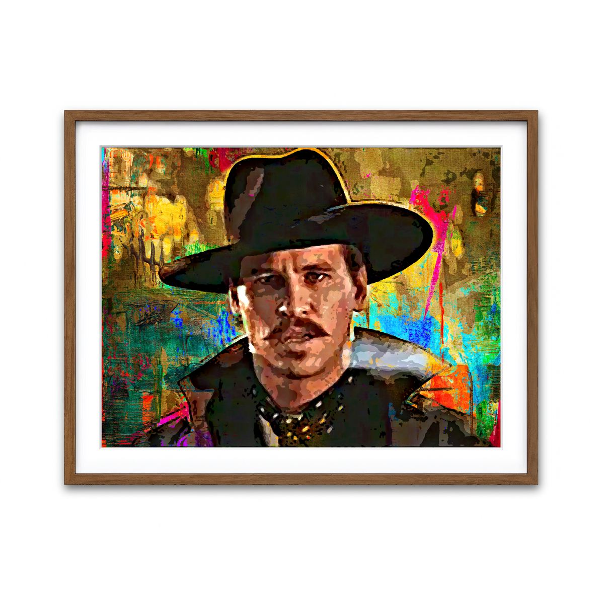 Framed Print 4x3 Walnut