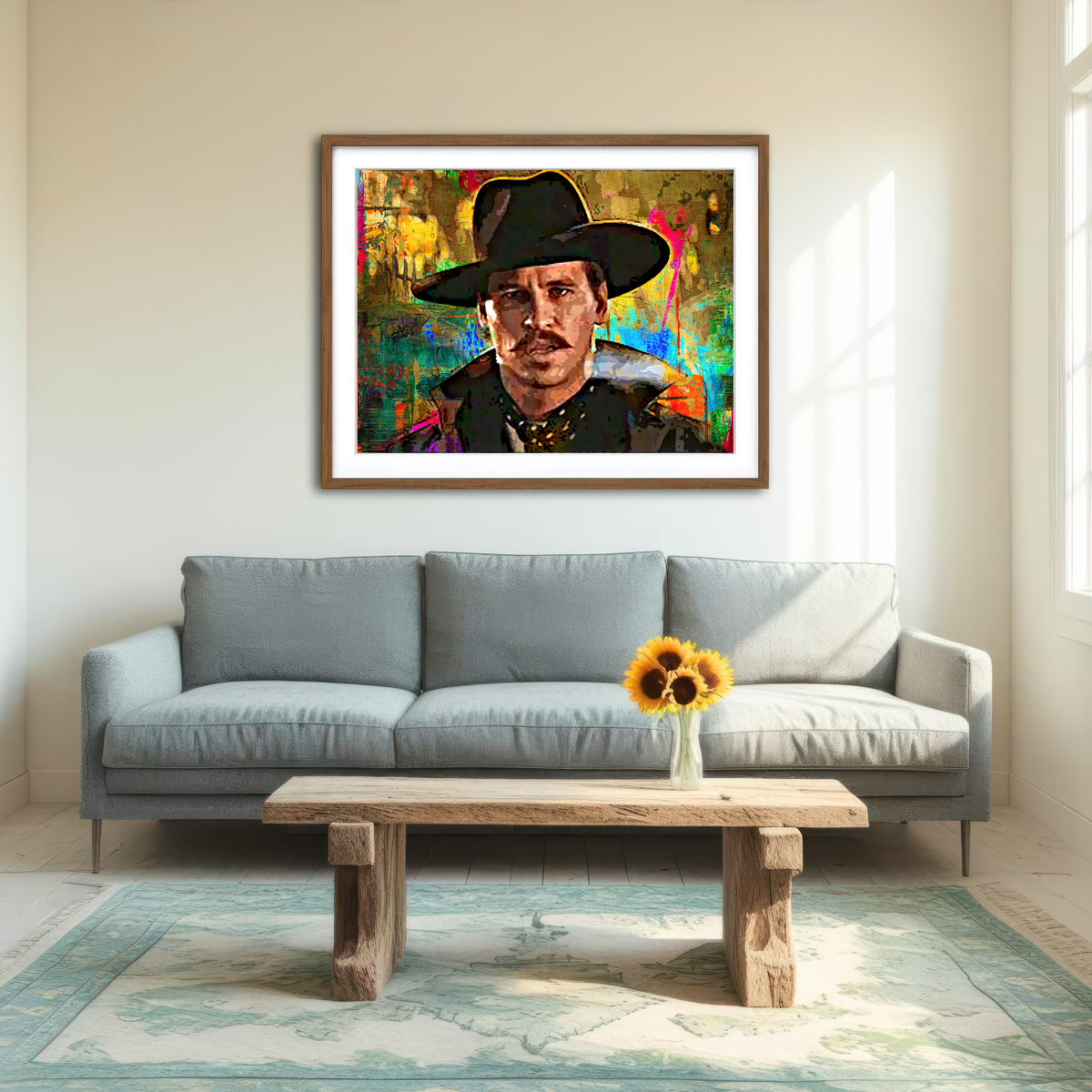 AUTO-MOCKUP ROOM | Doc Holliday Wall Art
