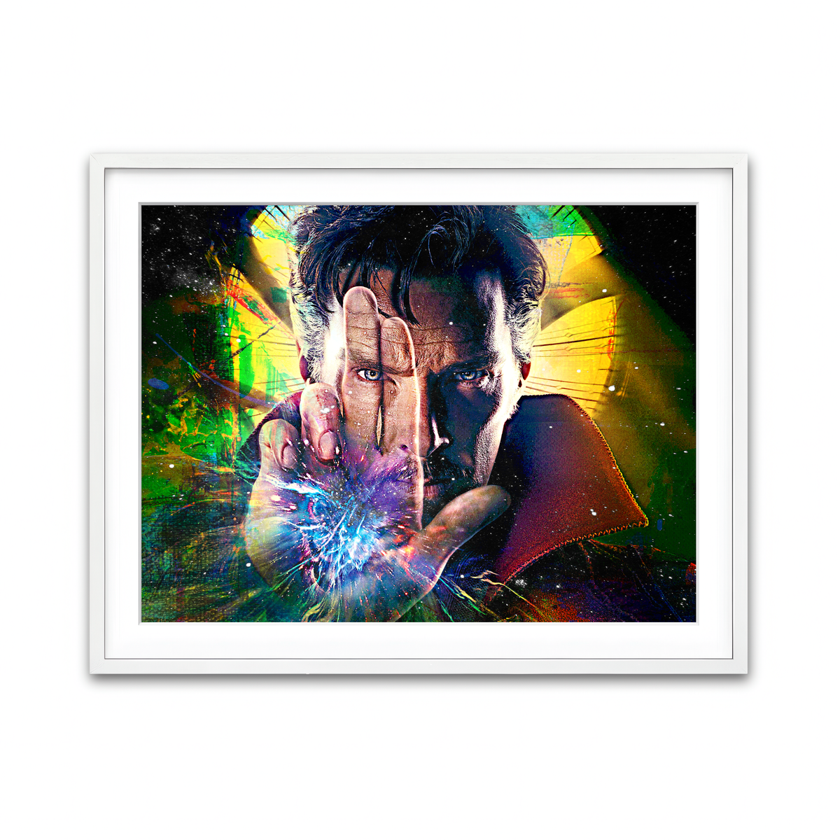 Framed Print 4x3 White