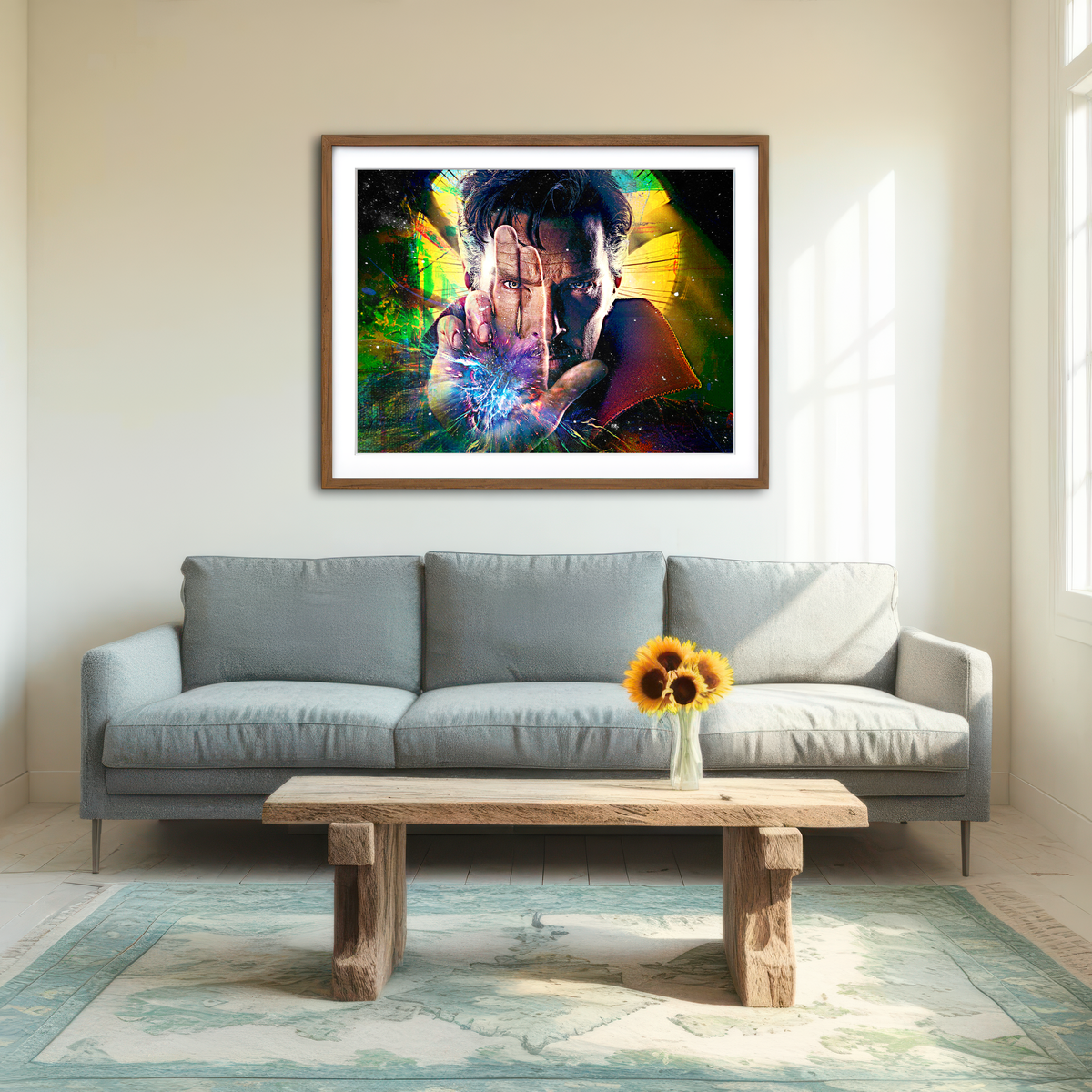 AUTO-MOCKUP ROOM | Doc Strange Wall Art
