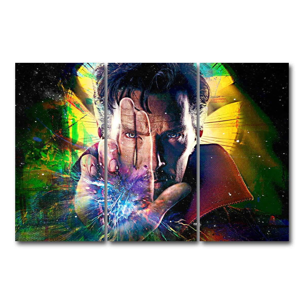AUTO-MOCKUP WHITE | Doc Strange | 3 Piece | Gallery Wrap Canvas | group=12x24