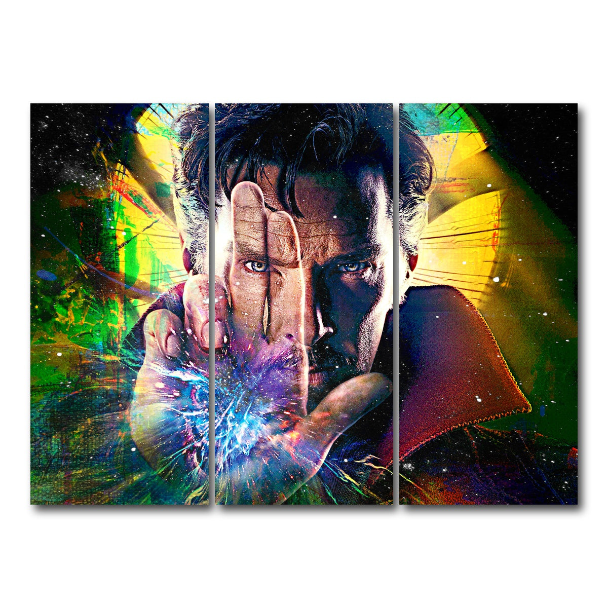 AUTO-MOCKUP WHITE | Doc Strange | 3 Piece | Gallery Wrap Canvas | group=8x18