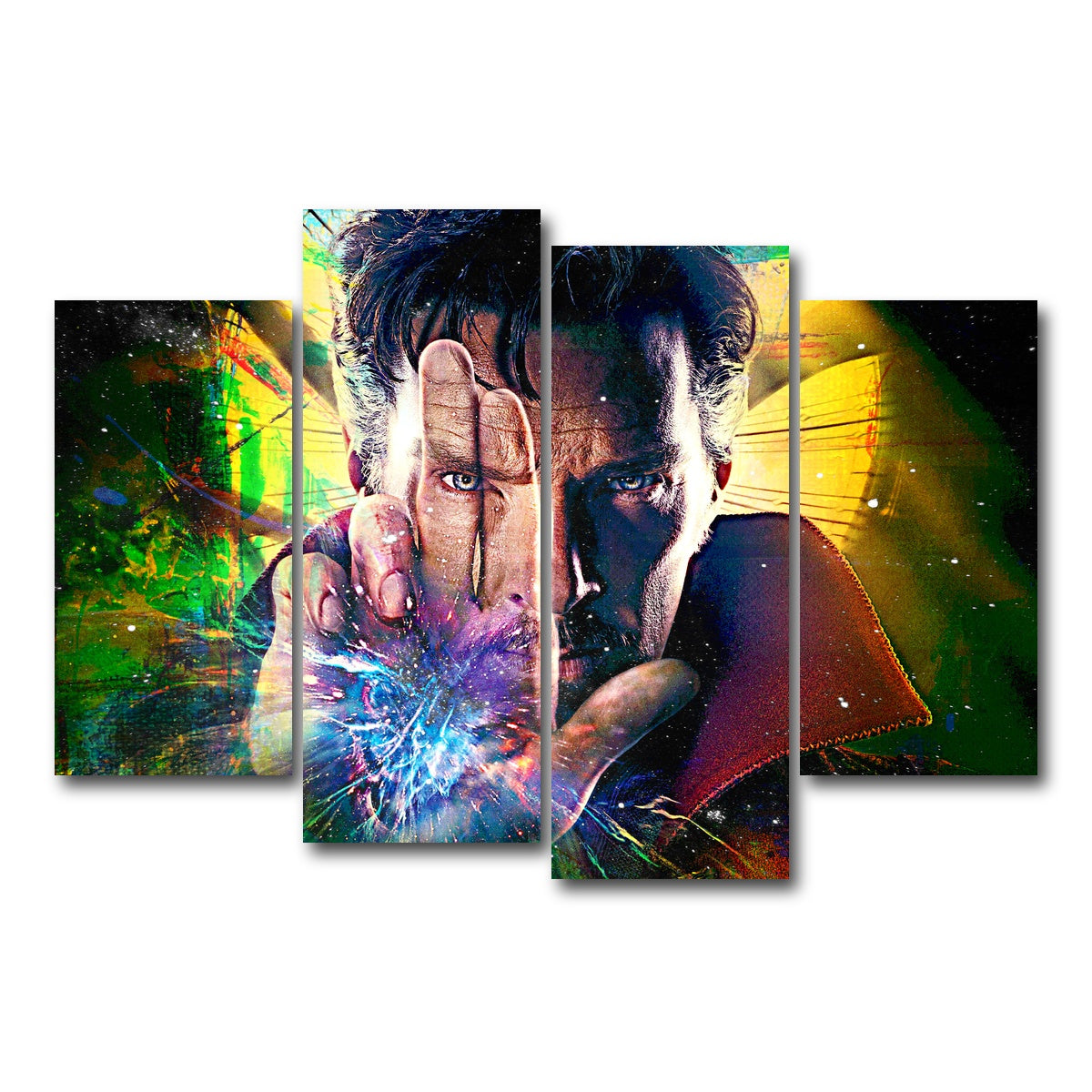 AUTO-MOCKUP WHITE | Doc Strange | 4 Piece | Gallery Wrap Canvas | group=4_short