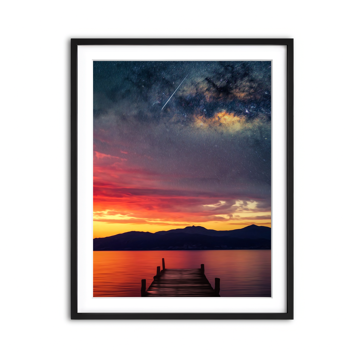 Framed Print 3x4 Black