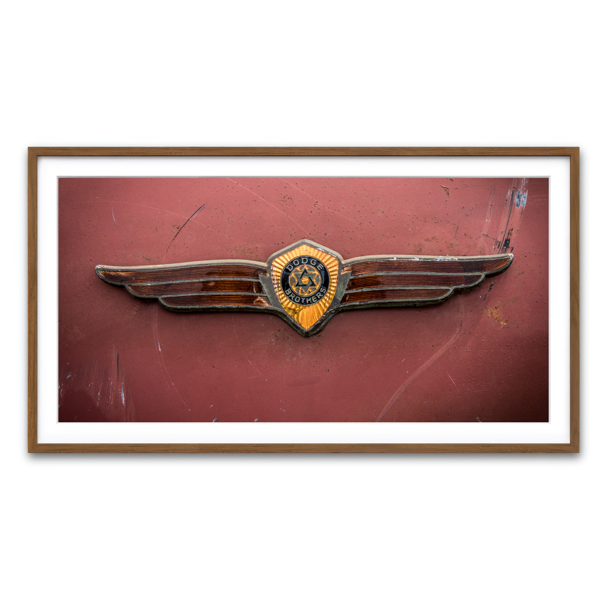 Framed Print 2x1 Walnut