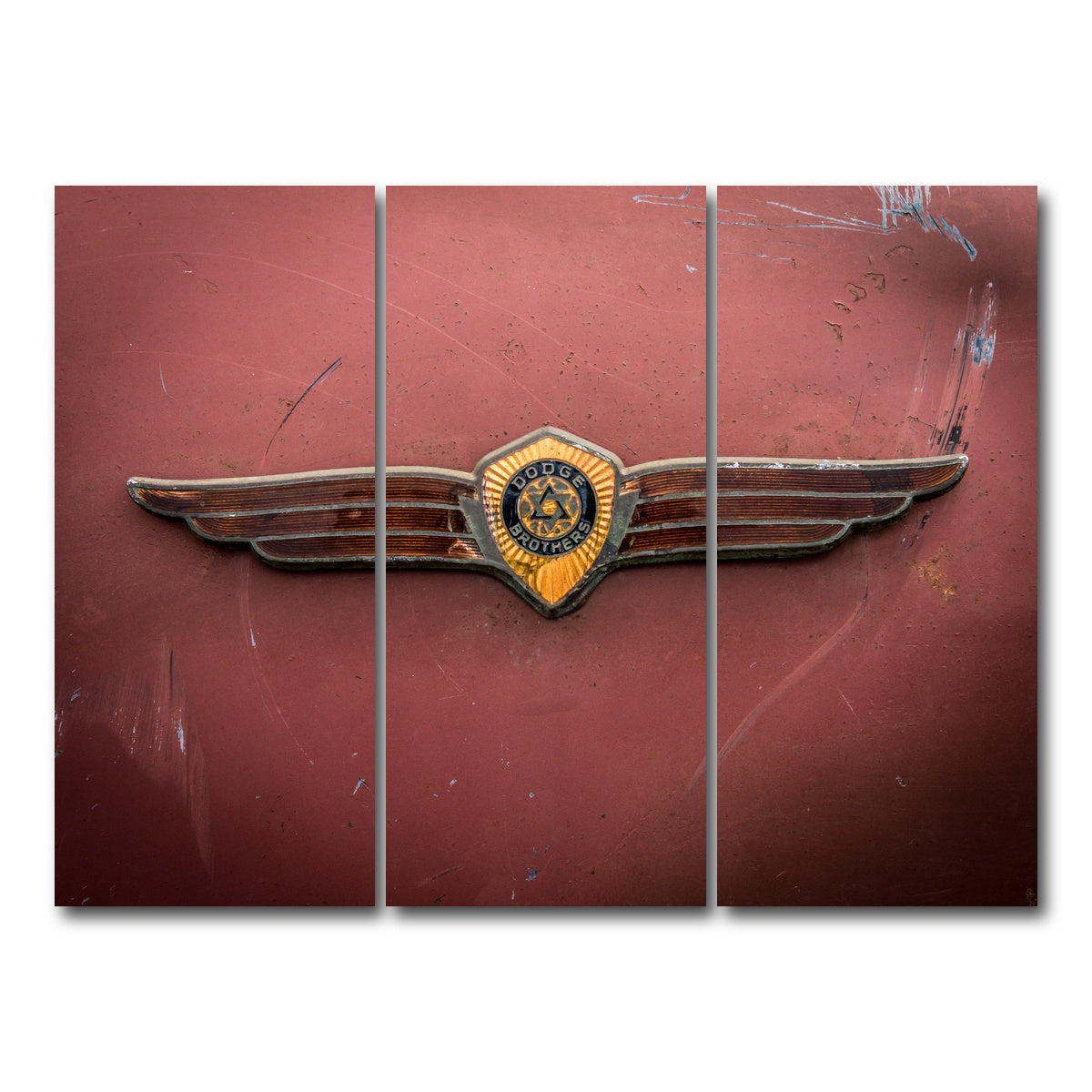 AUTO-MOCKUP WHITE | Dodge Brothers | 3 Piece | Gallery Wrap Canvas | group=8x18