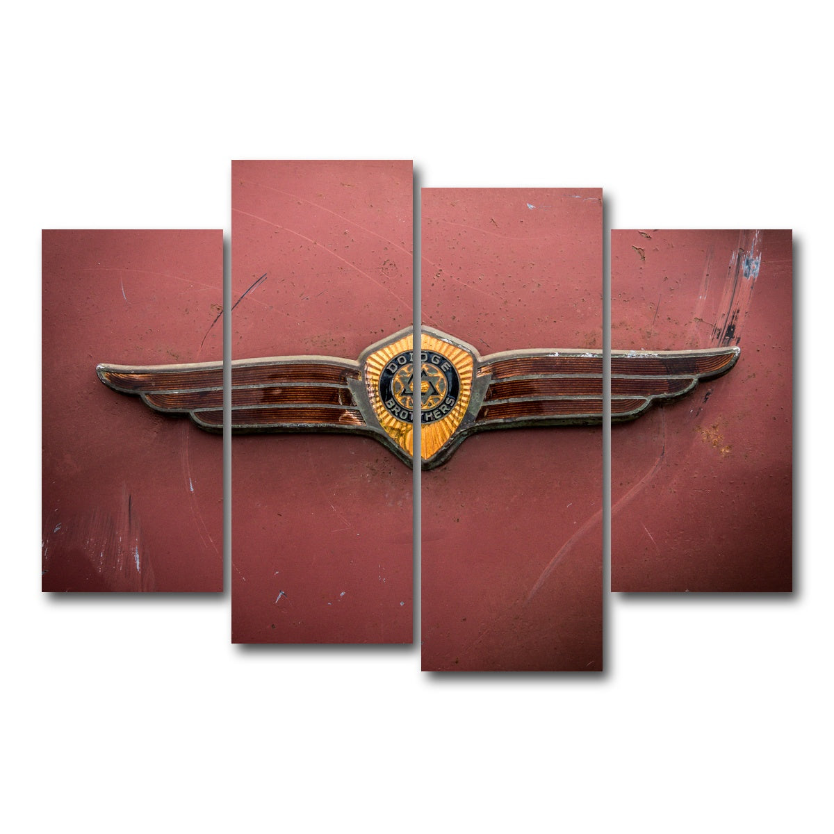 AUTO-MOCKUP WHITE | Dodge Brothers | 4 Piece | Gallery Wrap Canvas | group=4_short