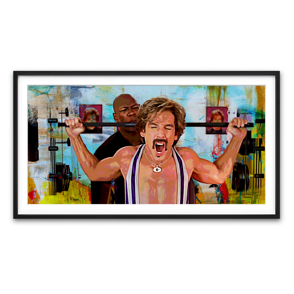 Framed Print 2x1 Black