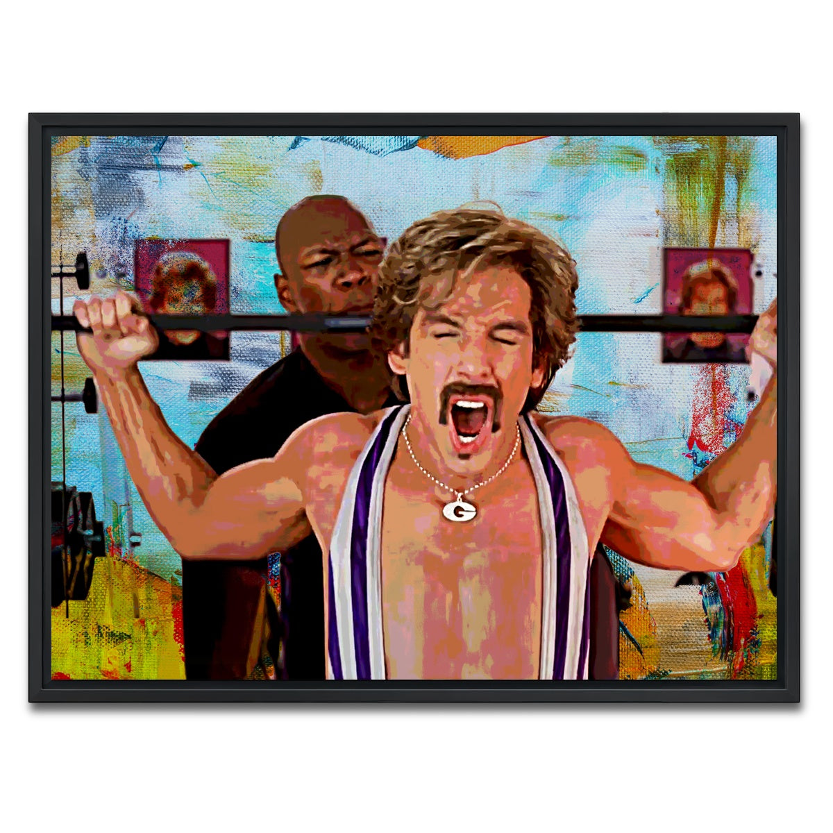AUTO-MOCKUP WHITE | Dodgeball White Goodman | 1 Piece | Black Framed Canvas | group=4x3