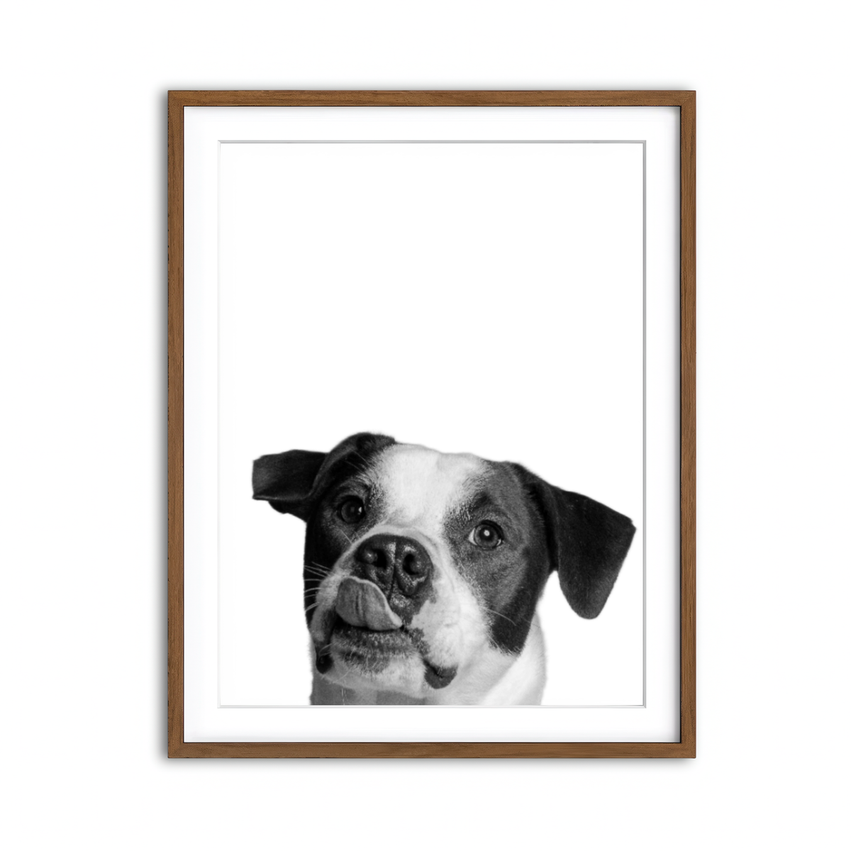 Framed Print 3x4 Walnut