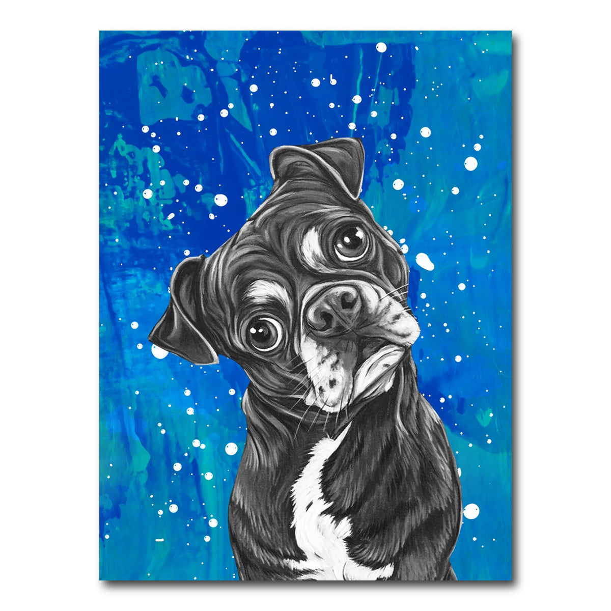 AUTO-MOCKUP WHITE | Dog canvas art | 1 Piece | Gallery Wrap Canvas | group=3x4