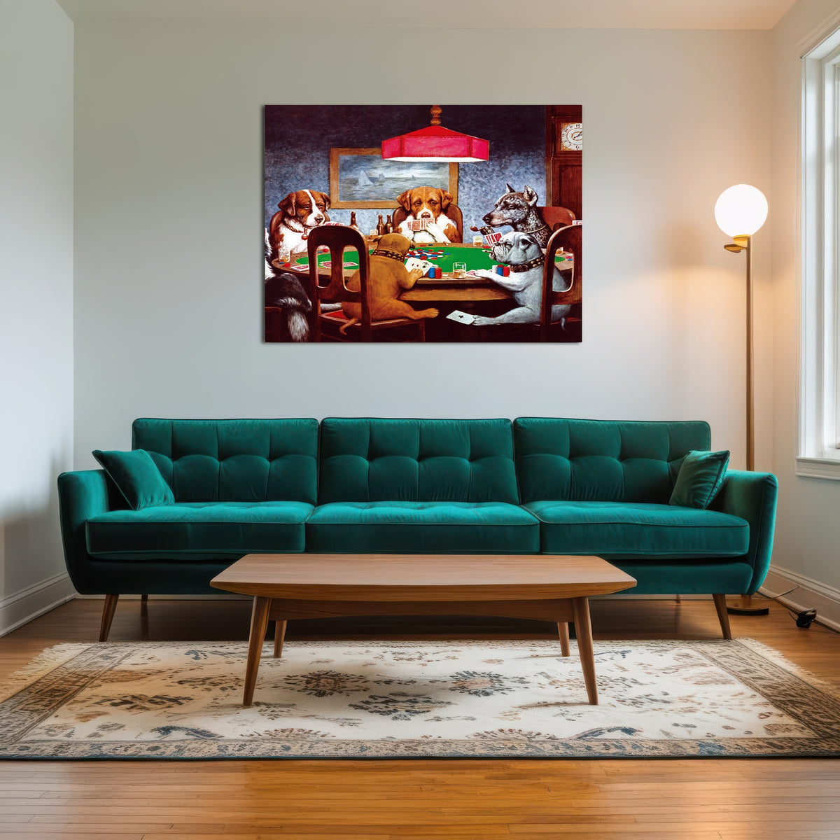 AUTO-MOCKUP ROOM | Dogs Playing poker