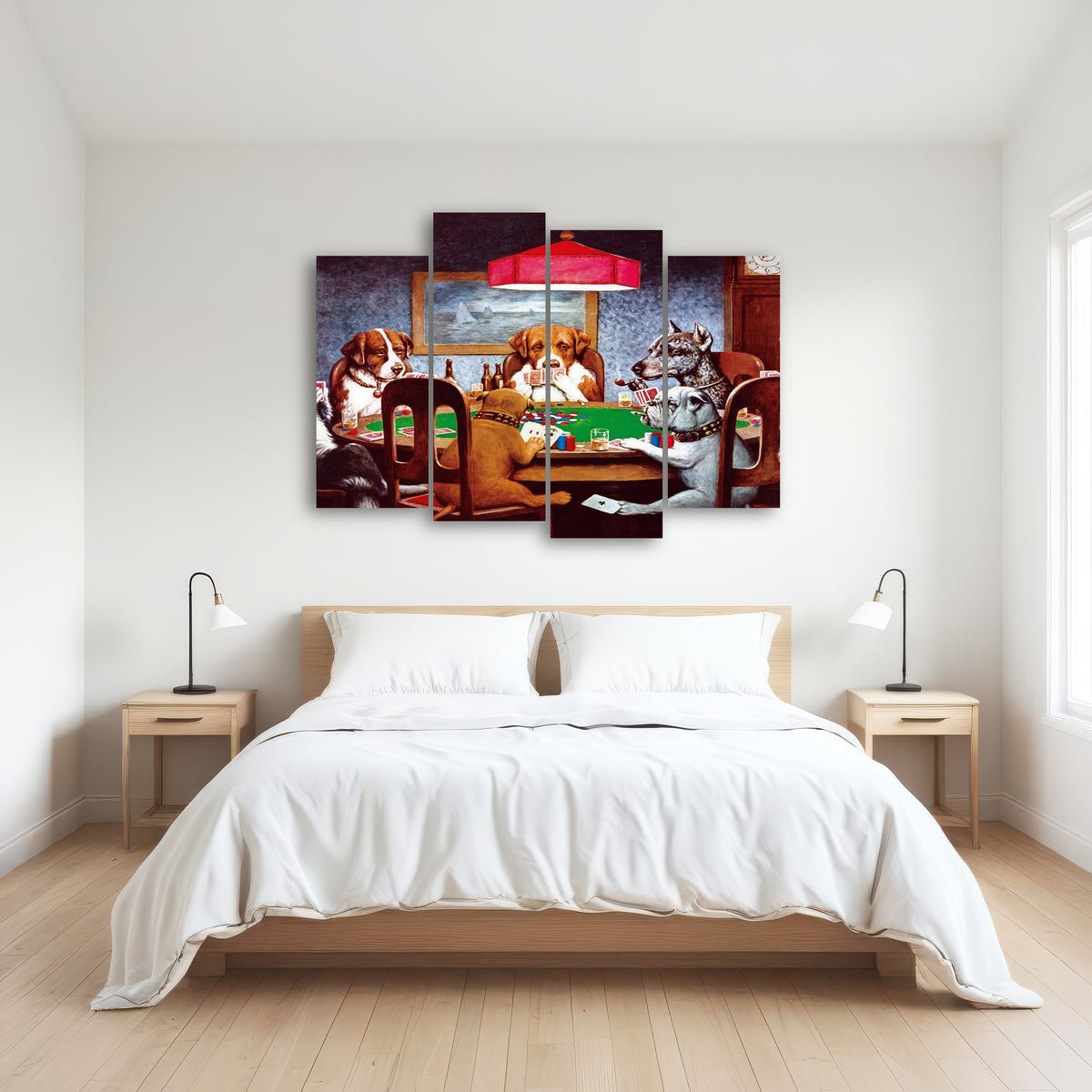 AUTO-MOCKUP ROOM | Dogs Playing poker