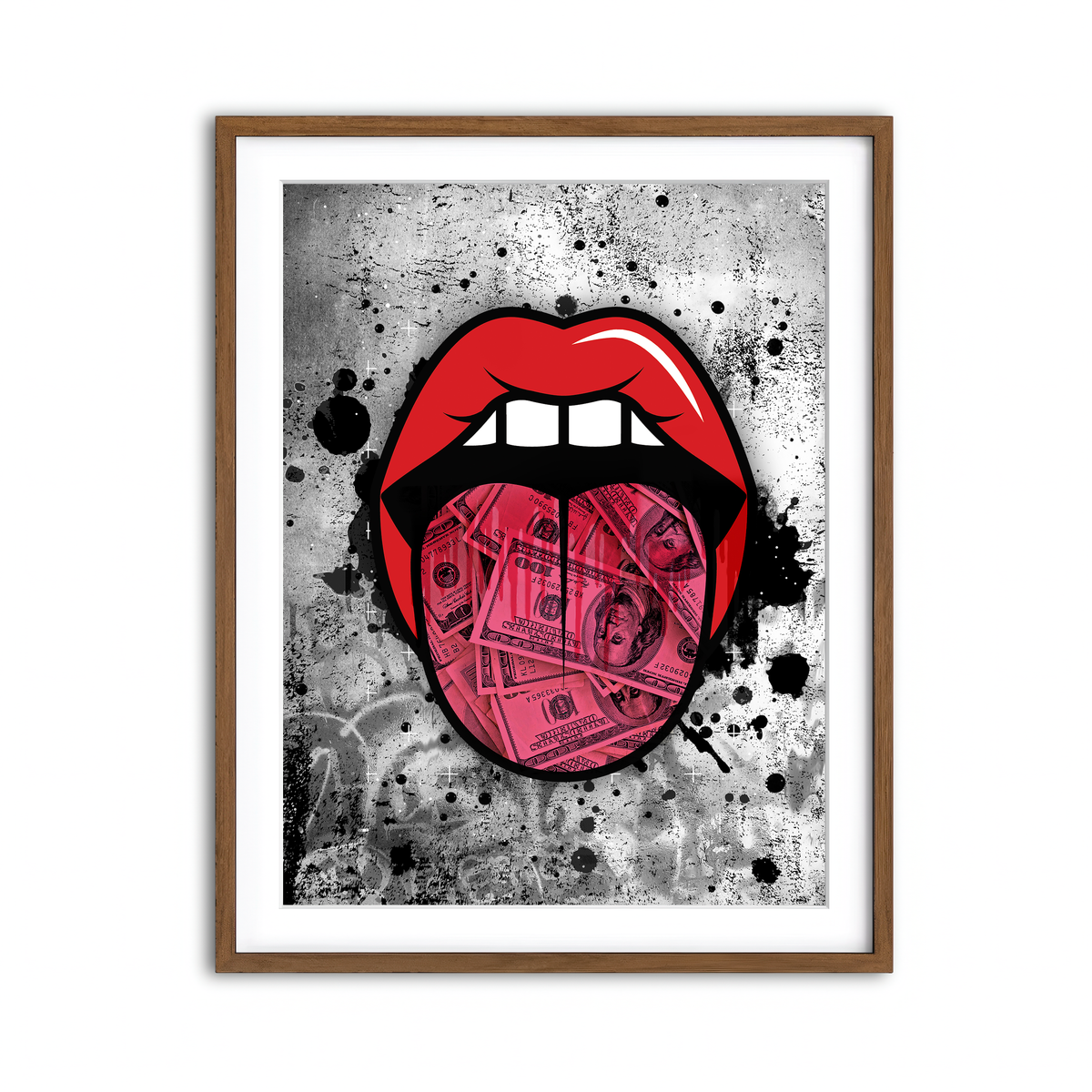 Framed Print 3x4 Walnut