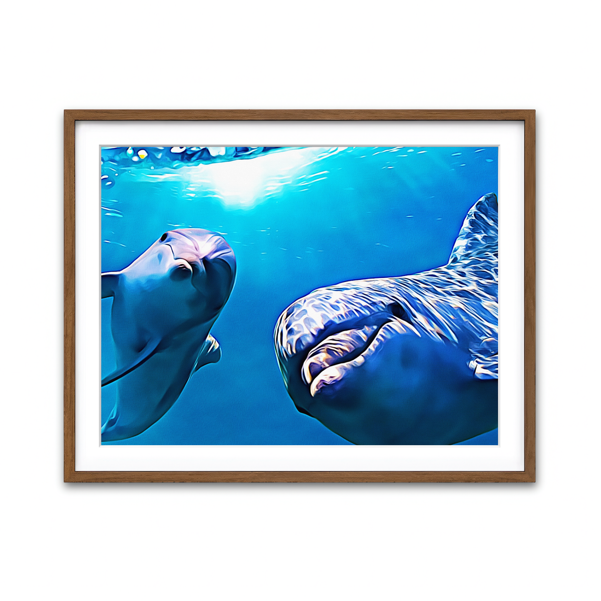 Framed Print 4x3 Walnut