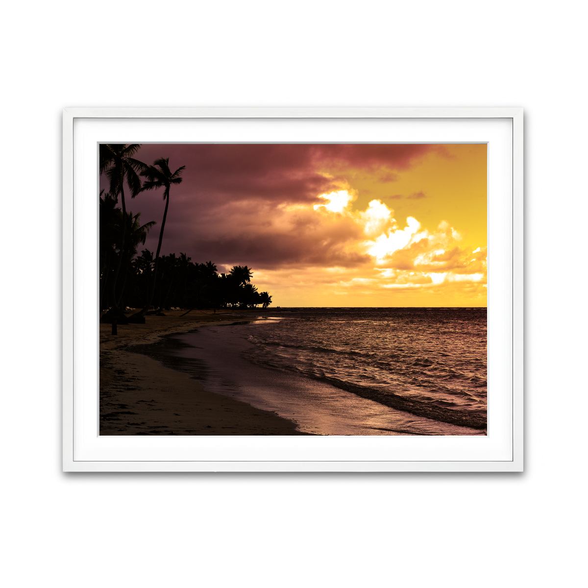 Framed Print 4x3 White