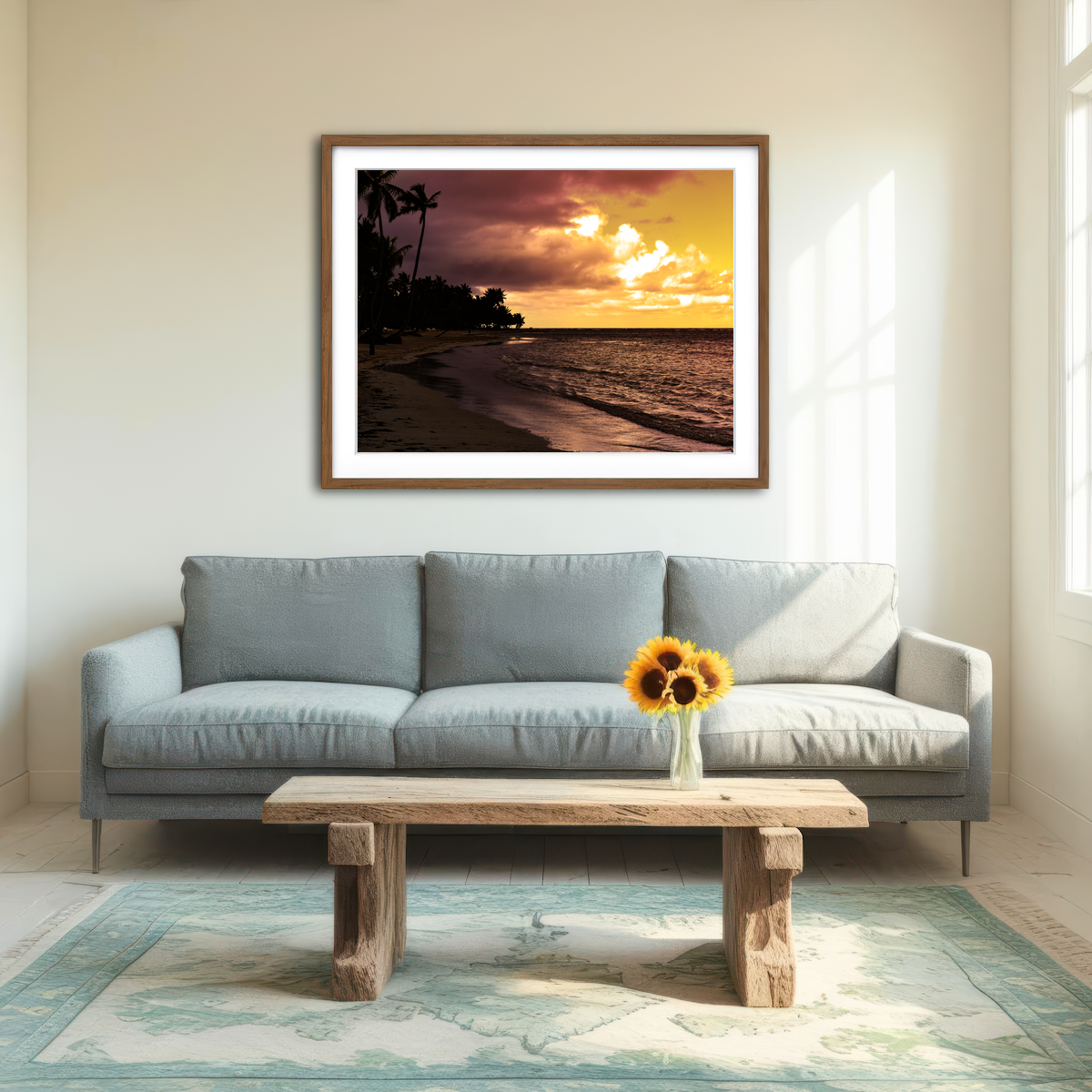 AUTO-MOCKUP ROOM | Dominican Sunset 1 Wall Art