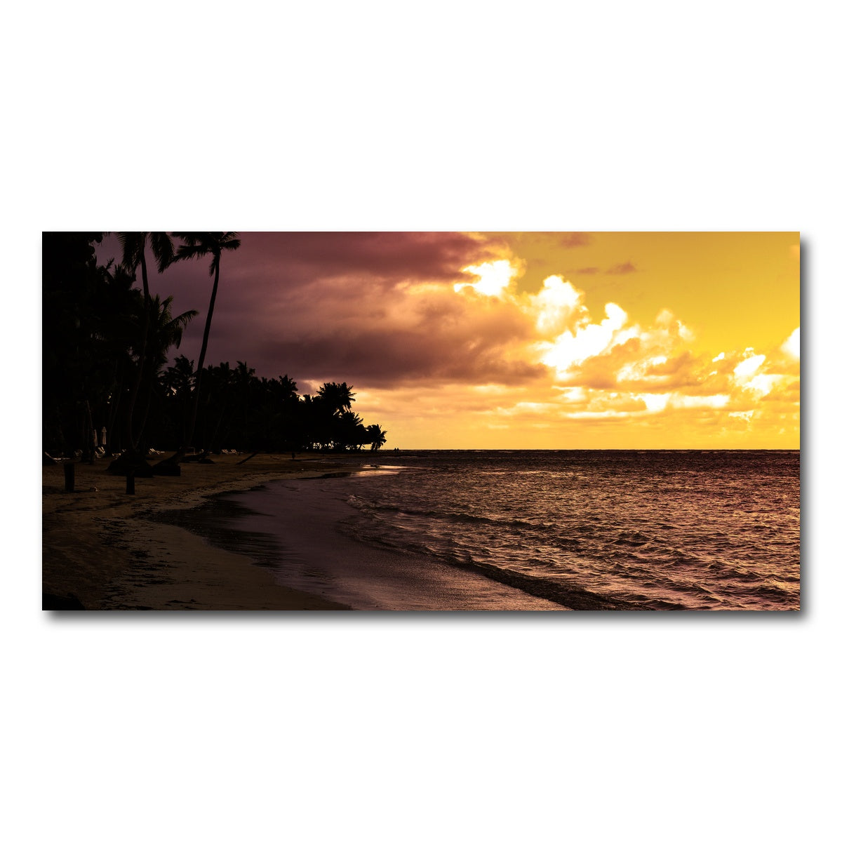 AUTO-MOCKUP WHITE | Dominican Sunset 1 | 1 Piece | Gallery Wrap Canvas | group=2x1