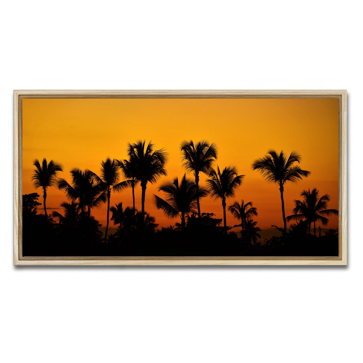 AUTO-MOCKUP WHITE | Dominican Sunset 2 | 1 Piece | Natural Framed Canvas | group=2x1