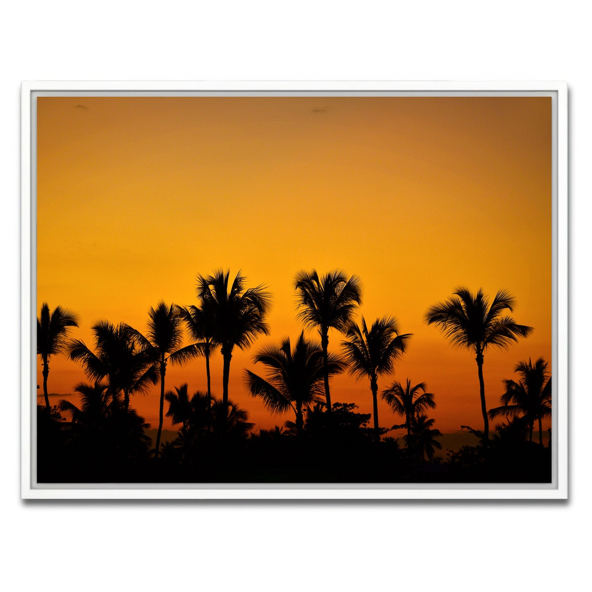 AUTO-MOCKUP WHITE | Dominican Sunset 2 | 1 Piece | White Framed Canvas | group=4x3