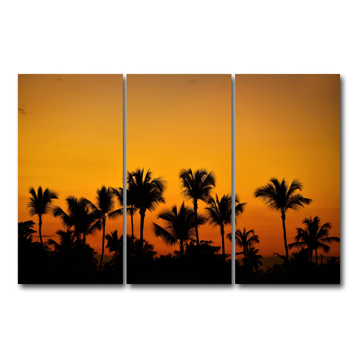 AUTO-MOCKUP WHITE | Dominican Sunset 2 | 3 Piece | Gallery Wrap Canvas | group=12x24