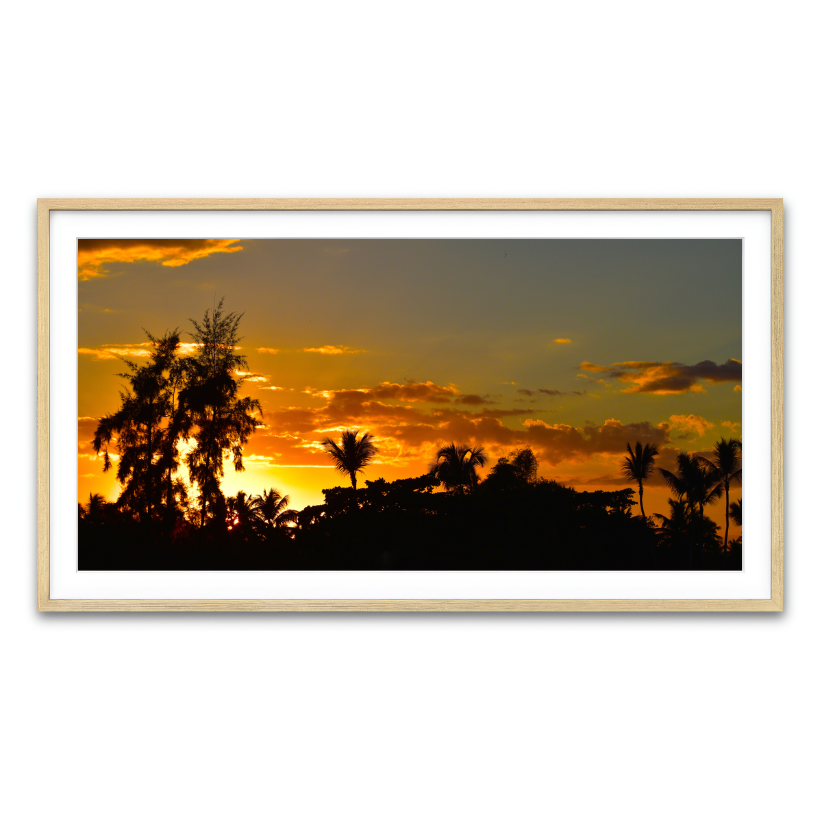 Framed Print 2x1 Natural