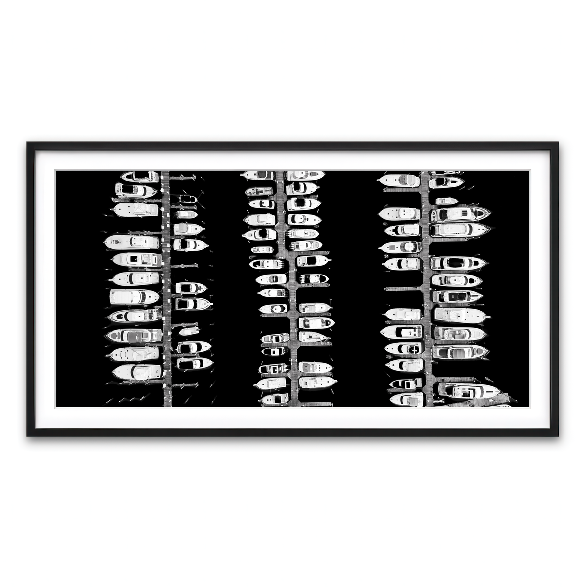 Framed Print 2x1 Black