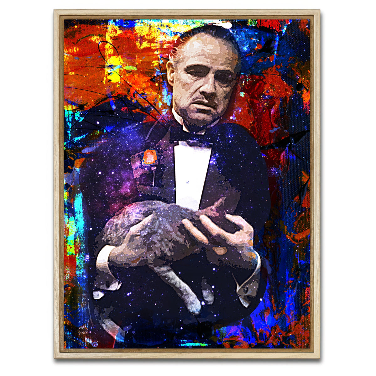 AUTO-MOCKUP WHITE | Don Corleone | 1 Piece | Natural Framed Canvas | group=3x4