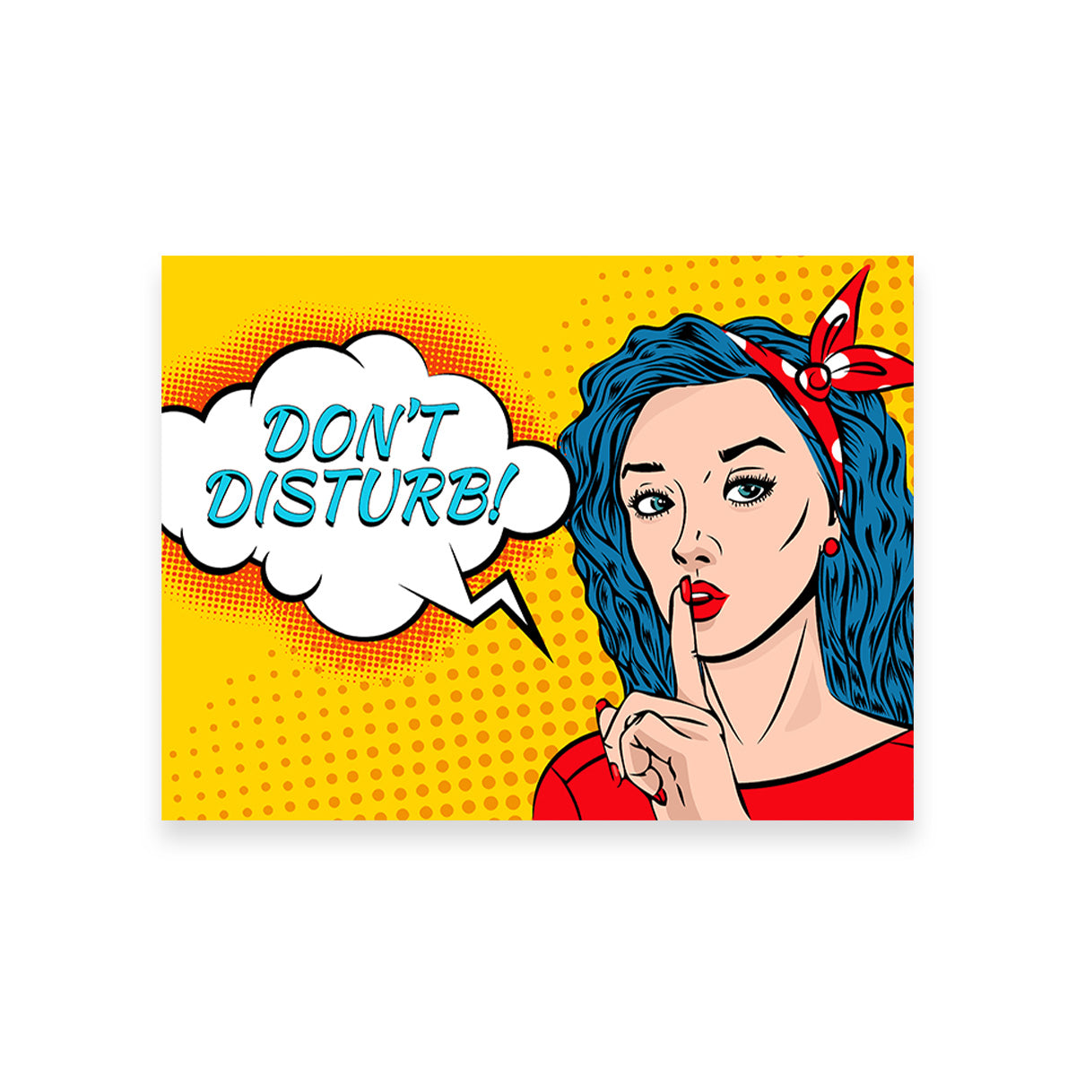 Don't Disturb Wall Art