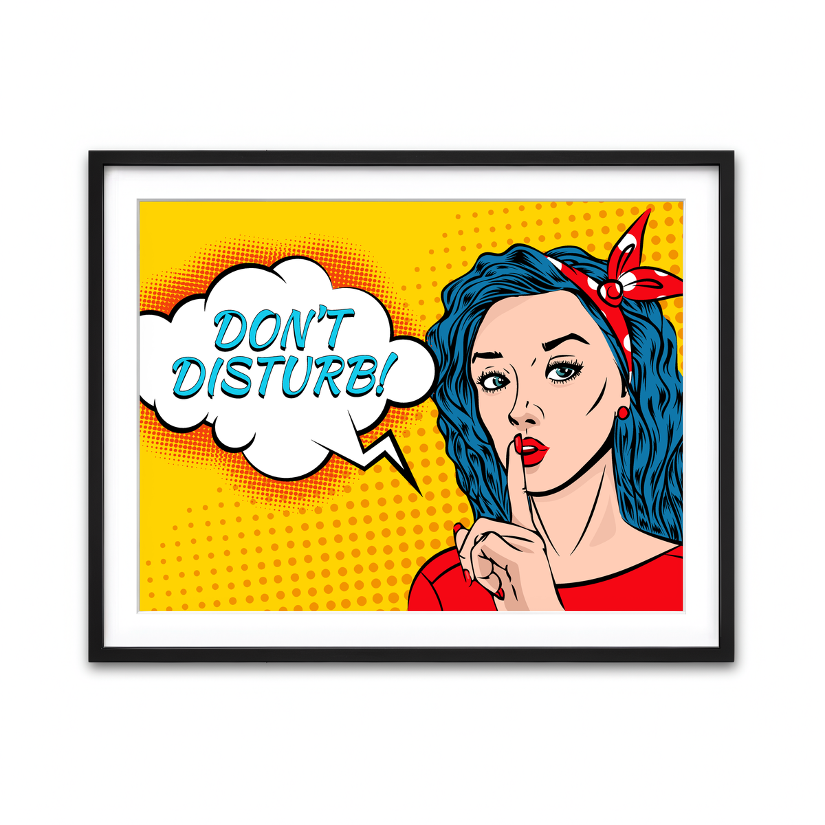 Framed Print 4x3 Black