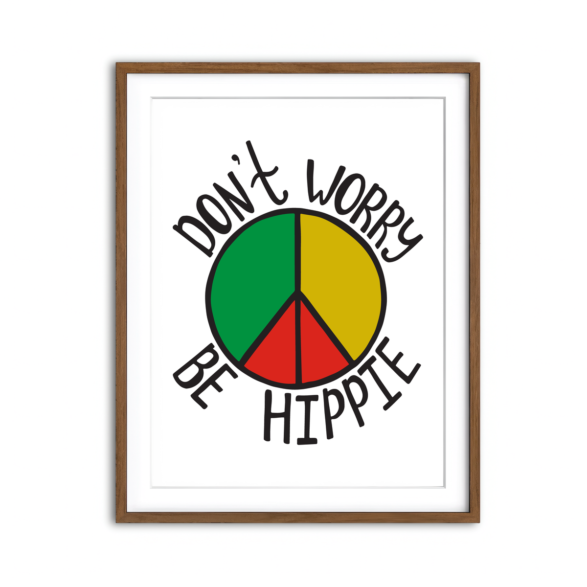 Framed Print 3x4 Walnut