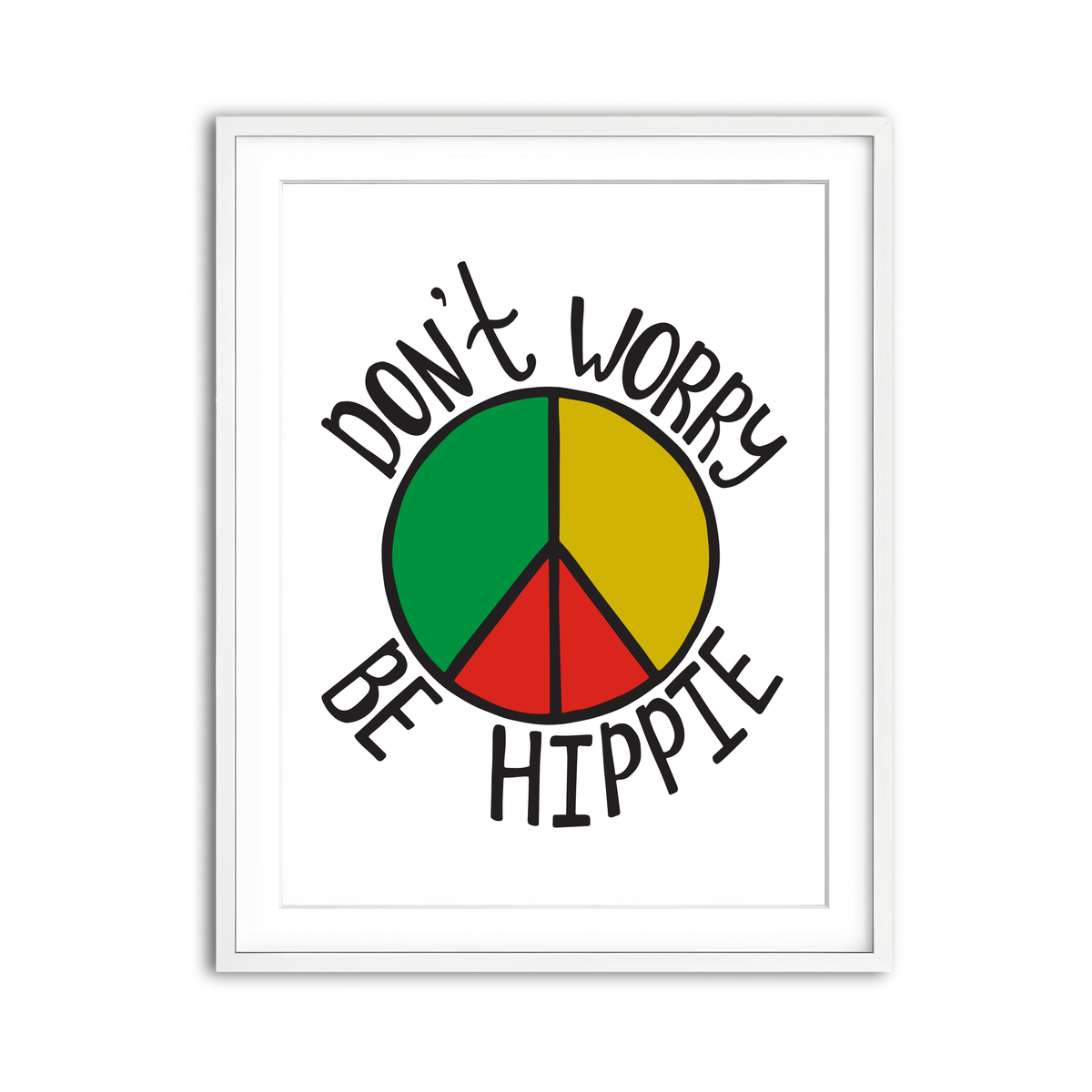 Framed Print 3x4 White