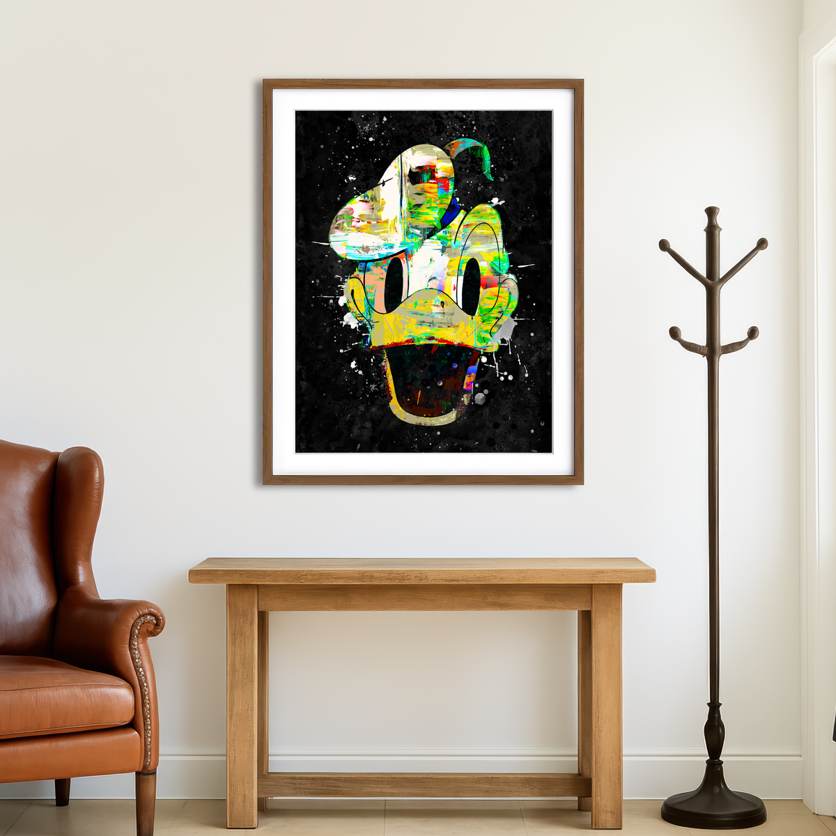 AUTO-MOCKUP ROOM | Donald Duck Canvas Art Wall Art