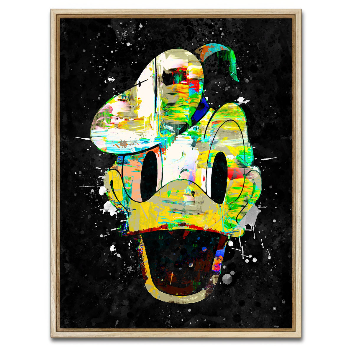 AUTO-MOCKUP WHITE | Donald duck canvas art | 1 Piece | Natural Framed Canvas | group=3x4