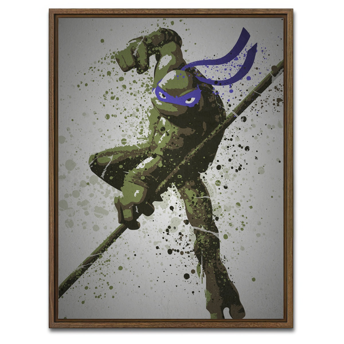 AUTO-MOCKUP WHITE | Donatello | 1 Piece | Walnut Framed Canvas | group=3x4