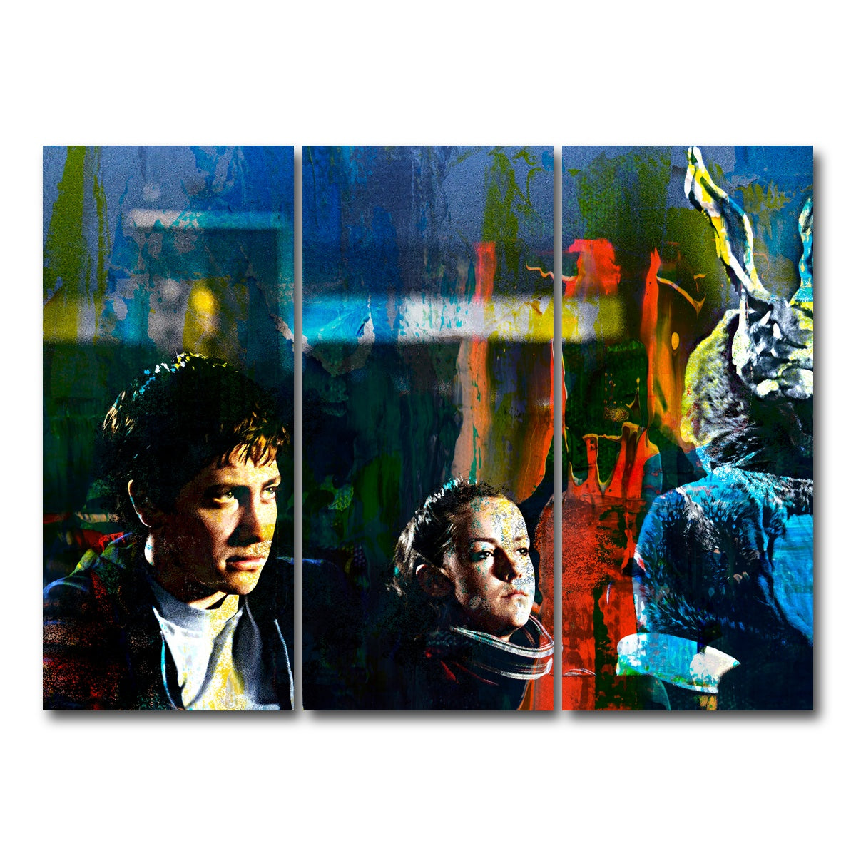 AUTO-MOCKUP WHITE | Donnie Darko | 3 Piece | Gallery Wrap Canvas | group=8x18