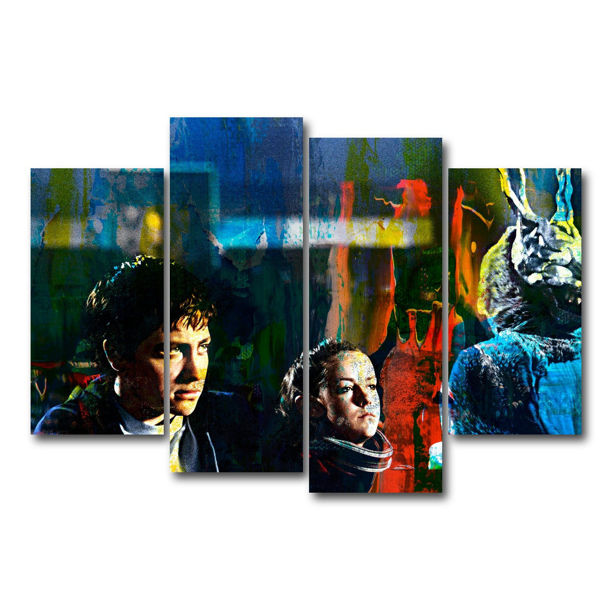 AUTO-MOCKUP WHITE | Donnie Darko | 4 Piece | Gallery Wrap Canvas | group=4_short