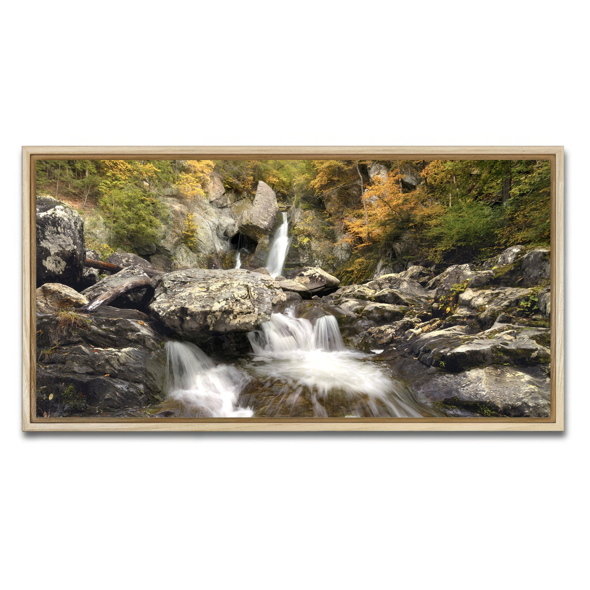 AUTO-MOCKUP WHITE | Down Stream | 1 Piece | Natural Framed Canvas | group=2x1