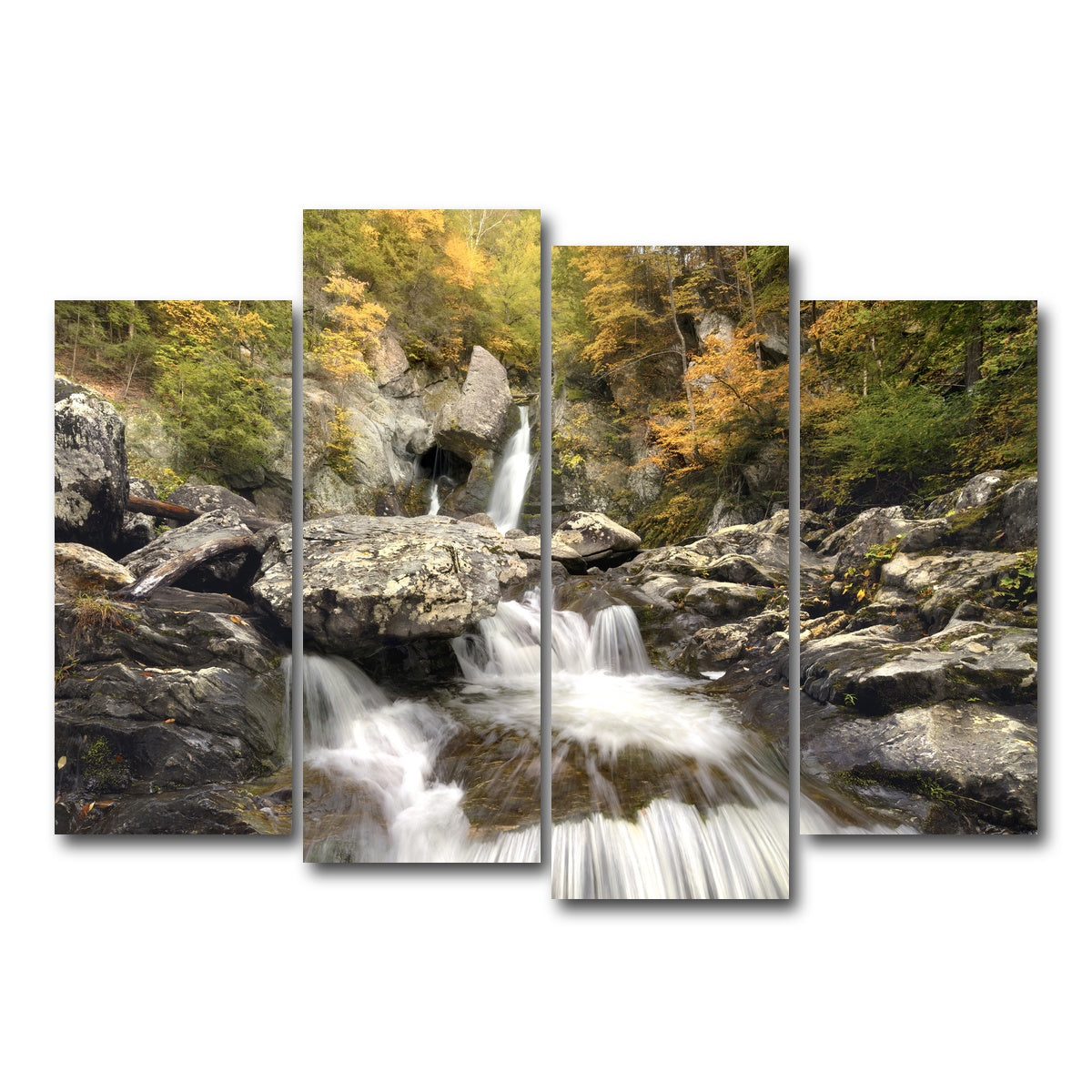 AUTO-MOCKUP WHITE | Down Stream | 4 Piece | Gallery Wrap Canvas | group=4_normal