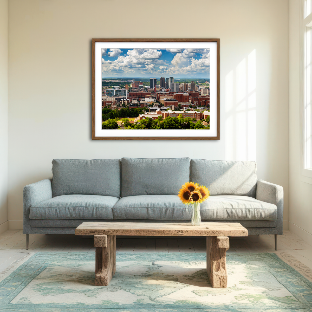 AUTO-MOCKUP ROOM | Downtown Birmingham Wall Art
