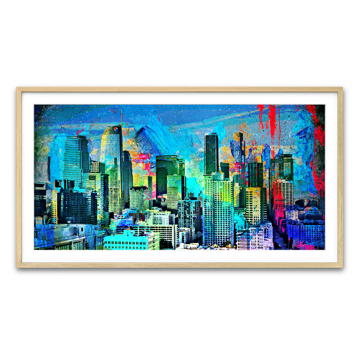 Framed Print 2x1 Natural