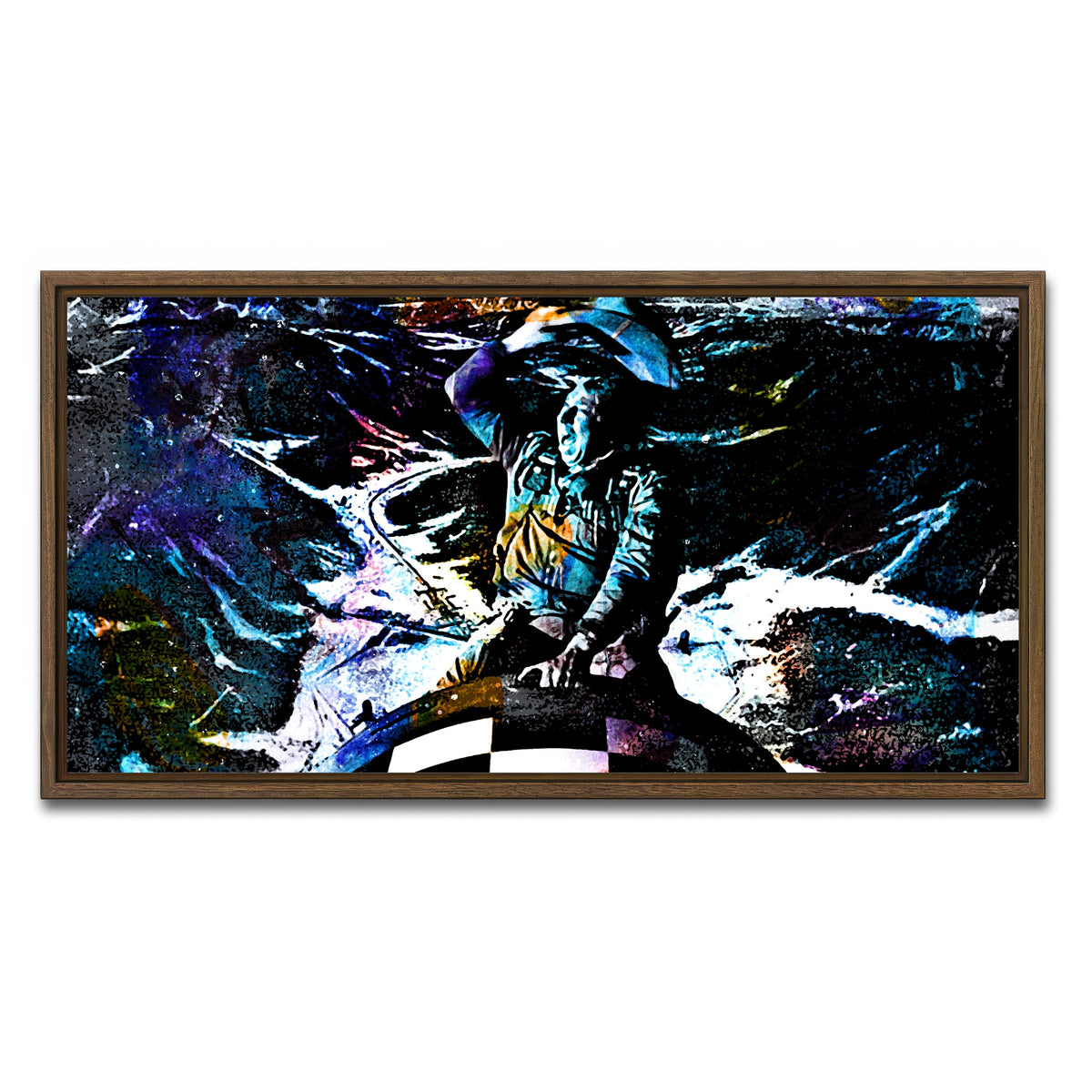 AUTO-MOCKUP WHITE | Dr. Strangelove | 1 Piece | Walnut Framed Canvas | group=2x1