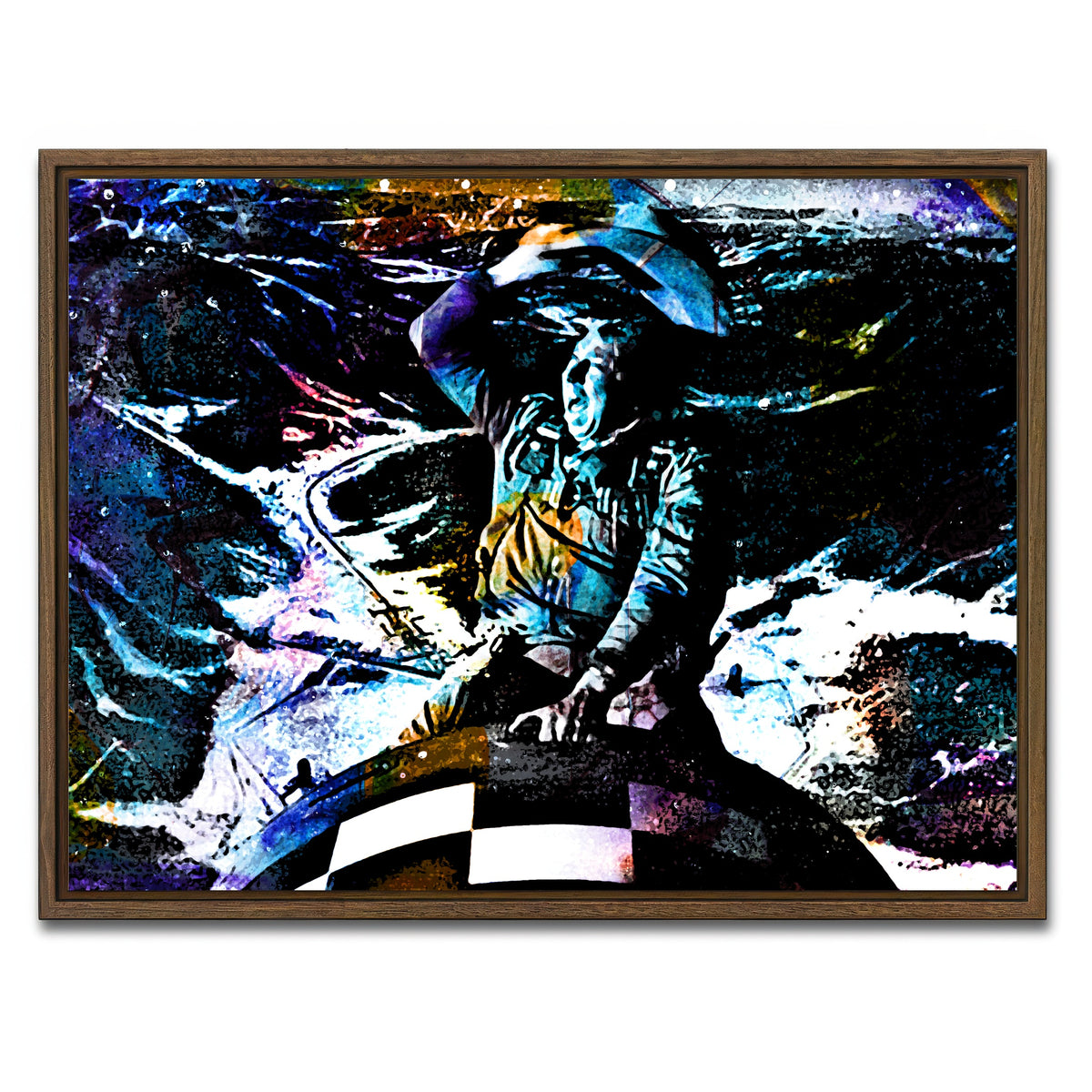 AUTO-MOCKUP WHITE | Dr. Strangelove | 1 Piece | Walnut Framed Canvas | group=4x3