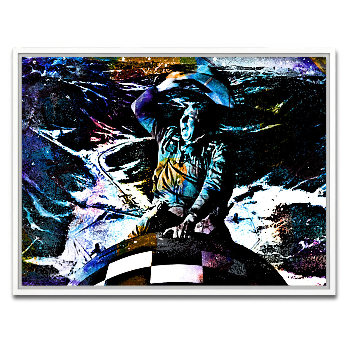 AUTO-MOCKUP WHITE | Dr. Strangelove | 1 Piece | White Framed Canvas | group=4x3