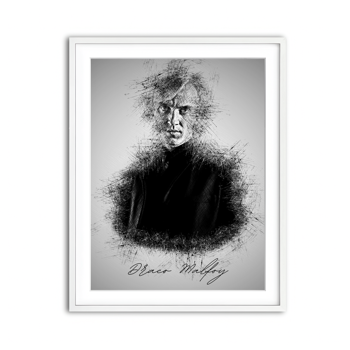 Framed Print 3x4 White